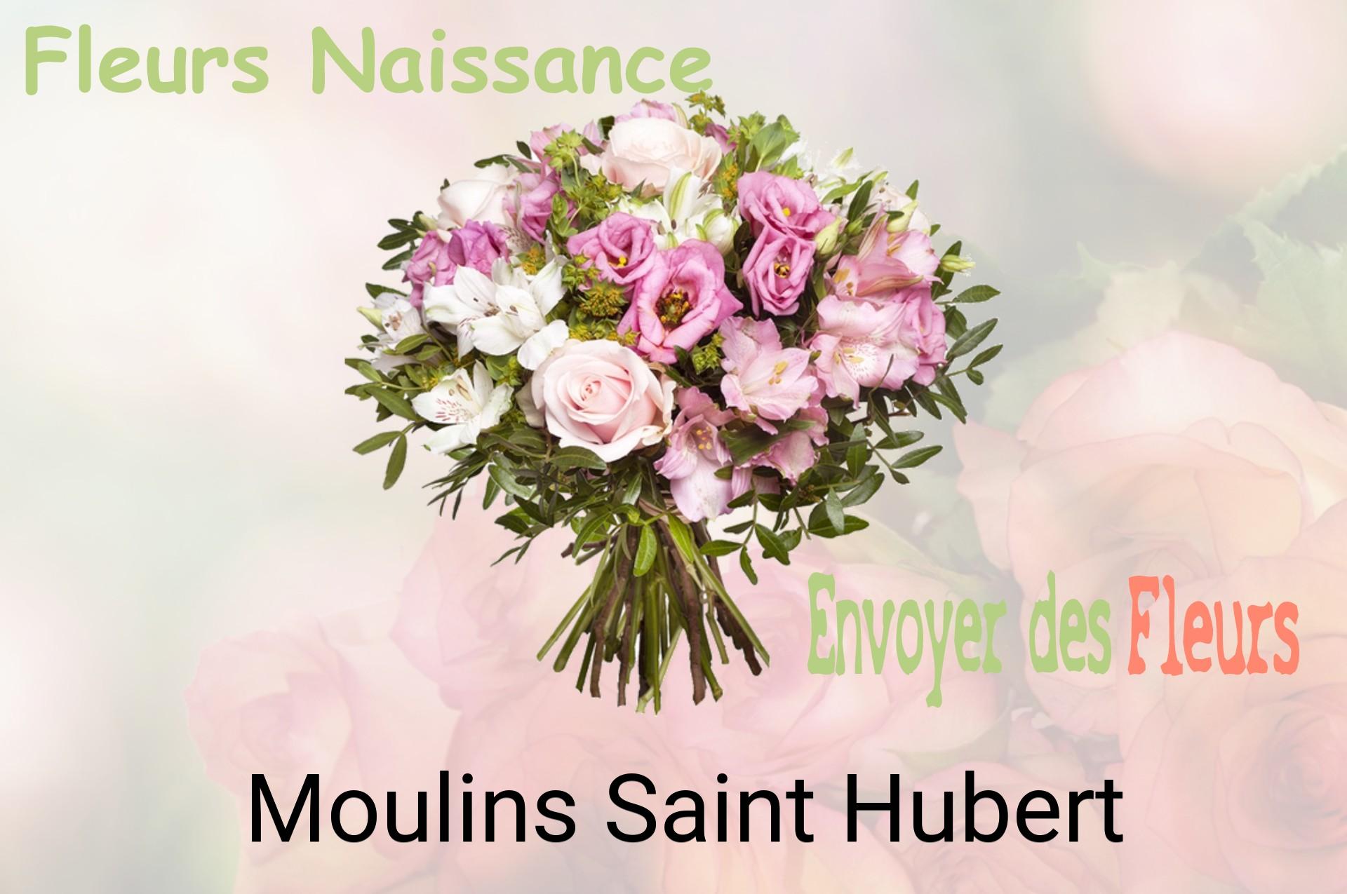 Bouquet de fleurs de naissance livré à Moulins-Saint-Hubert